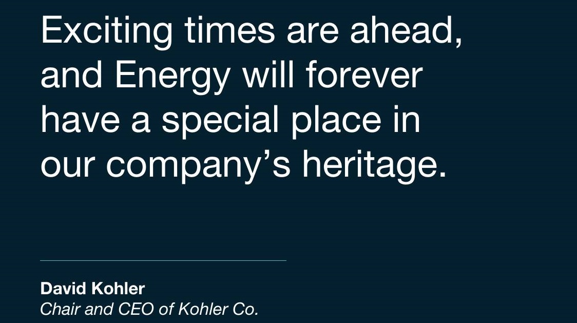 Kohler Co. and Platinum Equity Close Transaction to Establish Kohler Energy as Independent Business